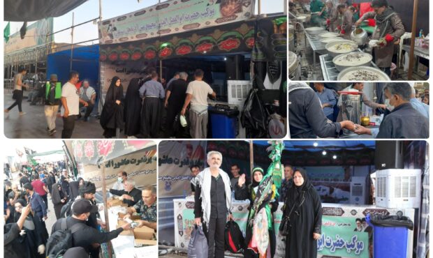 حضور مدیرعامل شرکت مس در کاروان خدمت رسانی زائران اربعین حسینی در کربلا