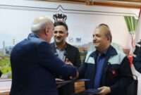 امضای موافقت نامه دانش بنیان ساخت غبارگیر کنورتور با حضور معاون رئیس جمهور در ذوب آهن اصفهان