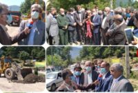 عملیات اجرایی احداث راه دسترسی به معادن گلیران آغاز شد