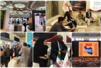 بازدید سفیر کره جنوبی و کاردار زیمباه از غرفه شرکت مس در یازدهمین نمایشگاه ماینکس 2022