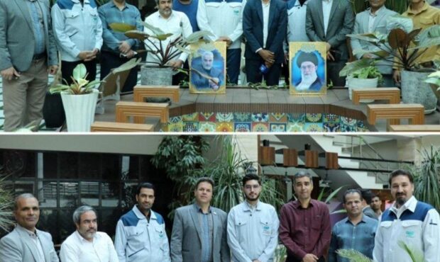 نشست صمیمانه خبرنگاران و فعالان فضای مجازی شهرستان خواف در فولاد سنگان