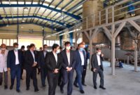 بازدید معاون وزیر صمت و سرپرست سازمان ایدرو از طرح بزرگ صنعتی و نمایشگاه توانمندی های شرکت آرمان سبز آدینه