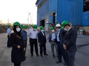بازدید عضو هیأت عامل بانک صنعت و معدن از چندین واحد صنعتی در استان اصفهان