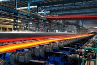 کاهش 10.5 درصدی تولید فولاد خام چین