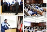 مراسم تجلیل و تودیع سرپرست سابق و معارفه سرپرست جدید مرکز تحقیقات فرآوری مواد معدنی ایران برگزار شد