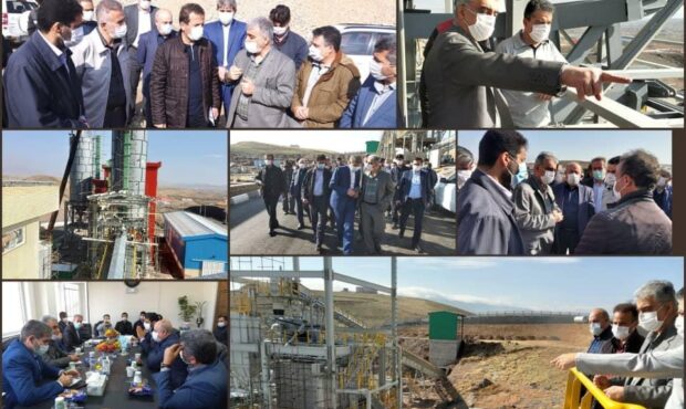 بازدید مدیرعامل شرکت مس از آخرین مراحل احداث کارخانه آهک اهر