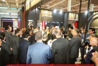 غرفه ذوب آهن اصفهان پربازدید ترین در بین صنایع فولادی و معدنی در IRAN EXPO