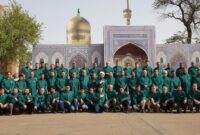 تجمع خدام چایخانه رضوی در شرکت فولاد خوزستان