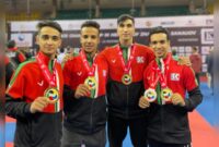 4 طلا و یک نقره سهم مس در مسابقات قهرمانی آسیا