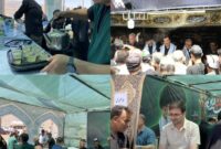 برپایی موکب خدمت‌رسانی به زائران مراسم تشییع رهبر شهید از سوی فولاد شاهرود